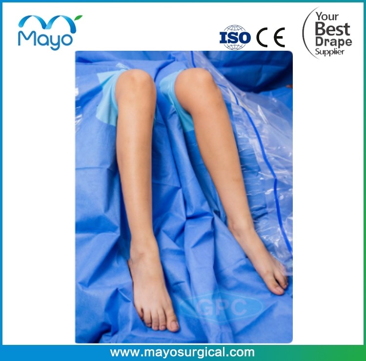 Surgical Bilateral Knee O Drape For Knee Arthroscopy Surgery