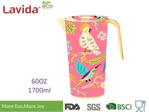 Wholesale Heat Resistance 100% Food Grade Safe Bamboo Water Jug Disposable Beverage Jug Contemporary Style with LOGO and Prints from china suppliers