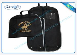 Wholesale Black ECO Friendly Non Woven Fabric Bags With Zipper And Handle Garment Bag from china suppliers
