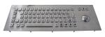 69 Keys Panel Mount Keyboard , Stainless Steel Keyboard with Trackball MTB, OTB
