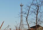Radio Wifi Antenna Mobile Cell Tower 20m Height ASTM A123 Galvanization