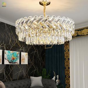 Wholesale LED K9 Luxury Crystal Pendant Light Contemporary Classic Hotel Villa Decorative from china suppliers