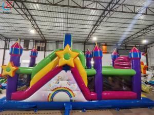 Wholesale Manufacturer Inflatable Bouncy House With Slide New Design Unicorn Inflatable Combo from china suppliers