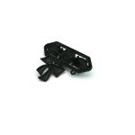 Black Fashion Brooch Pin Bow Shape Alloy Copper Silvery Material