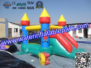 Wholesale EN71 Mini Inflatable Bounce House Slide Combo For Kids Party from china suppliers