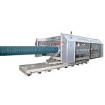 Plastic Corrugated Pipe Production Line Water Cooling For ID 90 - 600MM Drain