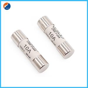 Wholesale DMI 10A 30kA 1000V Fast Acting 10A Digital Multimeter Fuse Brass Nickel Plated 10x38mm from china suppliers