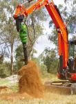 Excavators Hydraulic Auger Boring Pile Machine Drive Unit Earth Drill