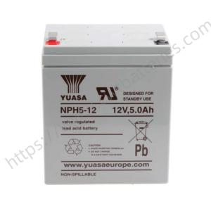 Wholesale YUASA NPH5-12 High Rate VRLA Battery 12V 5.0Ah AGM Sealed Lead Acid Battery for UPS Emergency Power System from china suppliers