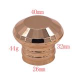 Mini Metal Perfume Cover Zamac Perfume Cap Custom Design Shiny Gold/Mini Metal