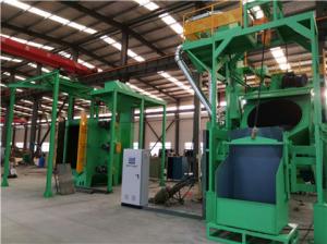 Wholesale Steel Grit Sa2.5 Rolling Drum Type Shot Blasting Machine With Dust Collector from china suppliers