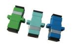 Pluggable SC Simplex Fiber Optic Adapter , FC / ST Fiber Optic Connector
