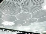 Aluminum Hexagonal Clip-In Ceiling For Convention Center Wall Decoration