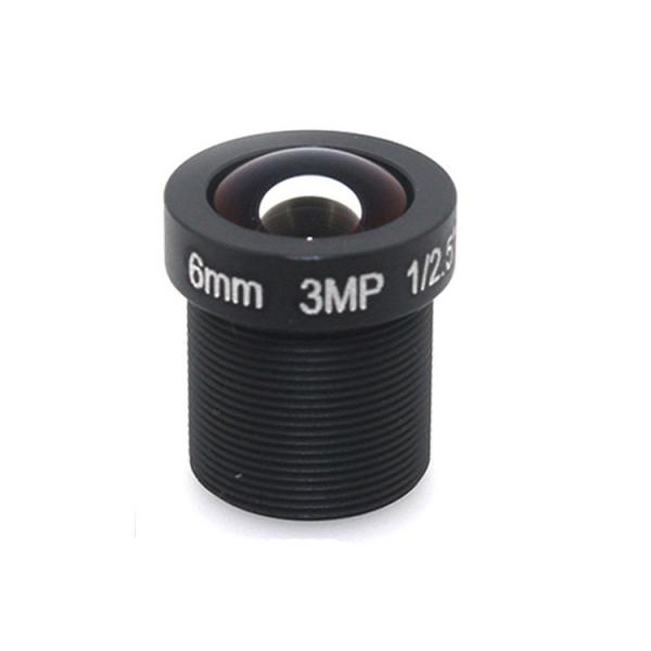 3 Megapixel HD 6mm 68 Degrees Wide Angle View Board Lens 3MP 1/2.5" M12 Mount