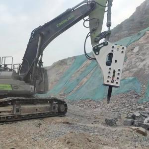 China 220mm Bush Kinger Sspsc Rock Air Pecker Hydraulic Hammer Breaker For Excavator Jack on sale