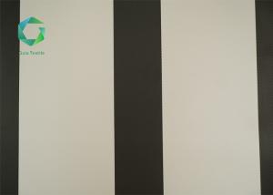 China 1000d Stripes Vinyl PVC Awning Anti UV Fabric Tear Resistance 20x20 Density on sale