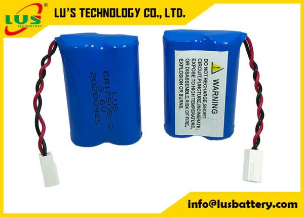 3.6V ER17505 Lithium Battery Non Rechargeable 3400 Mah Lithium Thionyl Chloride