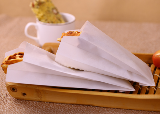 80gr 100gr PE Coated White Paper Grease Resistant For Restaurant Paper Bags 