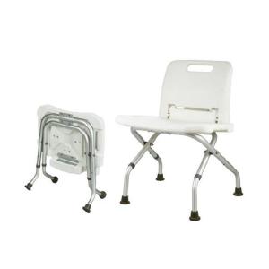 Wholesale Elderly Aluminum Foldable Shower Chair Bath Seat with Back from china suppliers