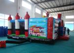 Customized Fire Truck Design Inflatable Fun City Fireproof inflatable fire