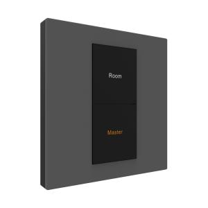Wholesale RS485 86mm Wall Light Switch 3 Gang With Brushed Metal Surface from china suppliers