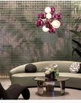 Postmodern Glass Ball Chandelier Lighting Modern Luxury LED Hanging Light(WH-MI