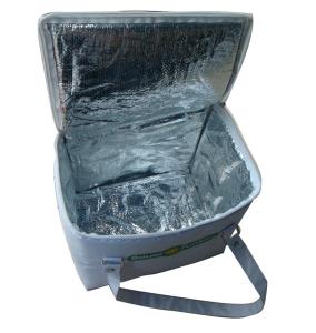 Wholesale High end Reusable White Nylon Thermal Insulated Bags With Aluminum Foil And White Zipper from china suppliers