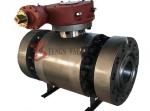 2500LB Trunnion Ball Valve Forged Steel A105 Soft Seated 3PC Split Body Flanged