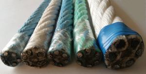 Wholesale 6 Strands Fishing Rope Polyester Combination Rope 12-60mm from china suppliers