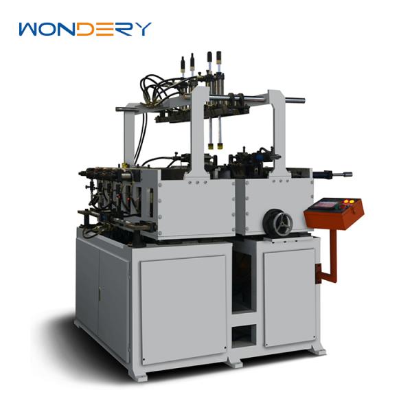 PLC Control Auto Radiator Plastic Tank Clinching Machine 5.5kw