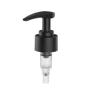 Wholesale 24mm 28mm Screw Lotion Pump Black Color With Smooth Ribbed Closures from china suppliers