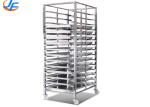RK Bakeware China Foodservice NSF Custom Revent Oven Trolley Stainless Steel