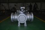 Three Way Top Entry 600lb T Type Ball Valve