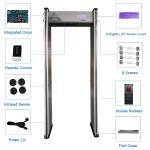256 Sensitivity Level Metal Scanner Detector 18 Zones Airport Security Machines