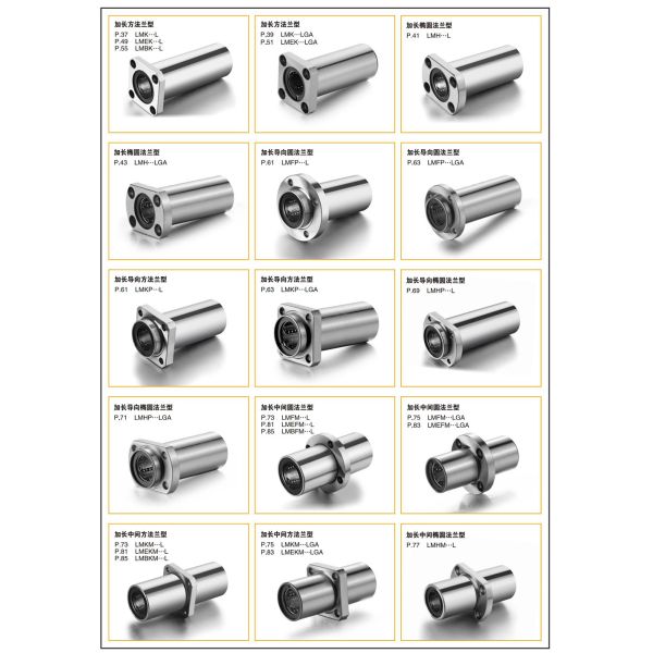 Cold Press Forming SDM6GA Linear Bearing 6mm Linear Ball Bearing