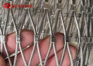 Wholesale Ferruled Type Flexible 1 X 19 Stainless Steel Wire Rope Mesh Bird Aviary For Zoo from china suppliers