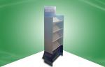Four Shelf custom cardboard pop displays , Promoting cardboard display shelf