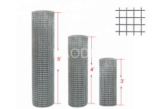 Wholesale Professional Welded Steel Wire Fabric Zinc Coated Layer Roll Height 3' 4' Or 5' from china suppliers