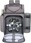 Hap Tim Picnic Backpack Cooler for 4 Person with Insulated Leakproof Cooler Bag,