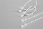 DEMOELE 200mm black self locking multi colored mountable head nylon cable ties