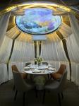 Modern Design Full House Prefab Outdoor Polycarbonate Clear Geodesic Bubble Dome