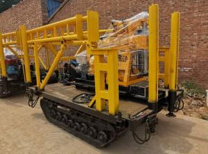 China Easy Move 15kw Crawler Mounted Drill Rig For Soil Testing SPT Drilling on sale