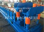 Metal Roof Ridge Cap Roll Forming Machine / Corrugated Roof Sheet