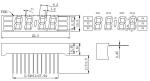 Customized 4 Digit 7 Segment Display 0.32inch TF / FM Red Color For Radio MP3