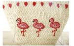 New Korean version of the hand-embroidered shoulder bag straw bag beach knitting
