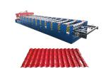 Waterproof Glazed Tile Roll Forming Machine Middle Plate 16mm Weight 3.5-6 Ton