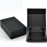 Large Gray Wig Packaging Boxes Paper A5 Foldable Magnetic Gift Box