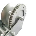 Mini Small Manual Hand Winch 1600lb Capacity Color Power Coating