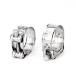 Galvanized Iron Single Bolt Heavy Duty Pipe Clip Single Bolt Hose Clamp