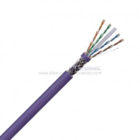 SF / UTP CAT6 Network Cable BC LSZH Long Network Cable 4 Number Of Conductors